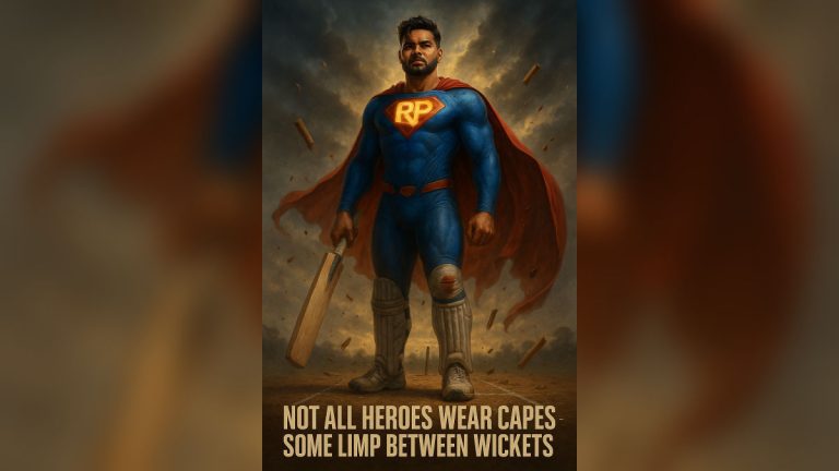 rishab pant a super man