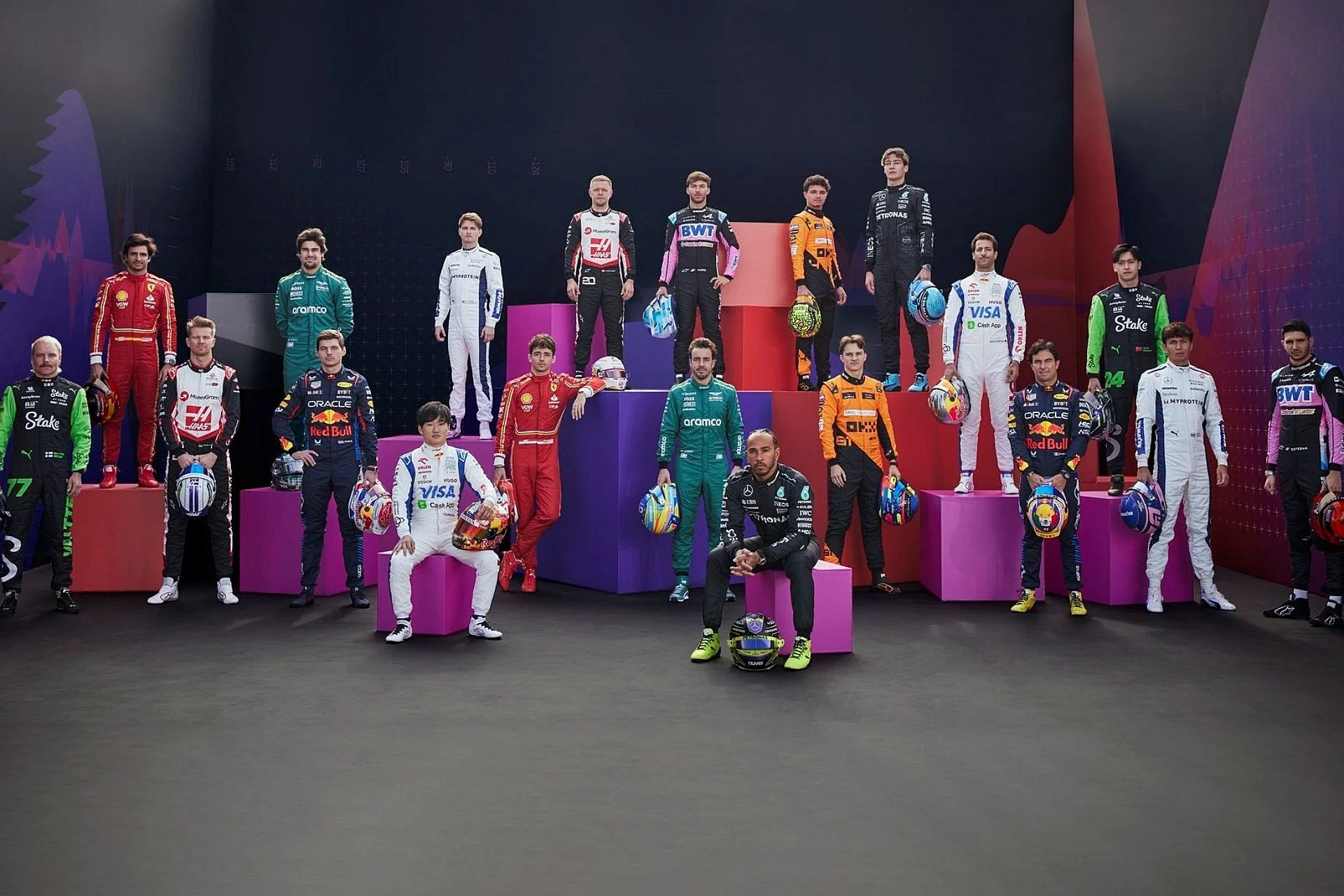 Most followed Formula 1 drivers on social media