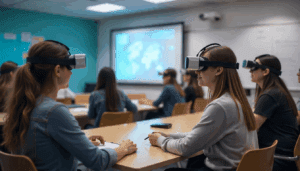 freepik a classroom where students use ar headsets and dig 72459