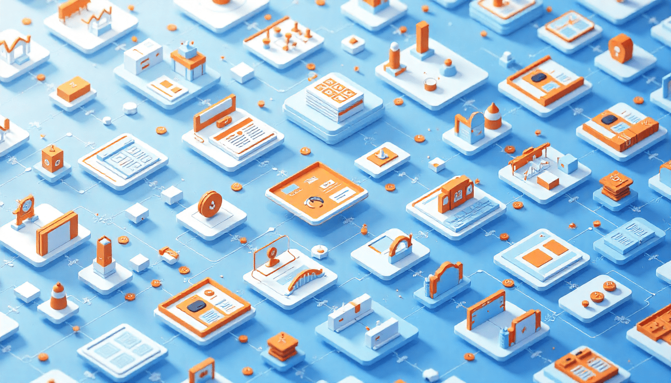 Modern microlearning illustration
