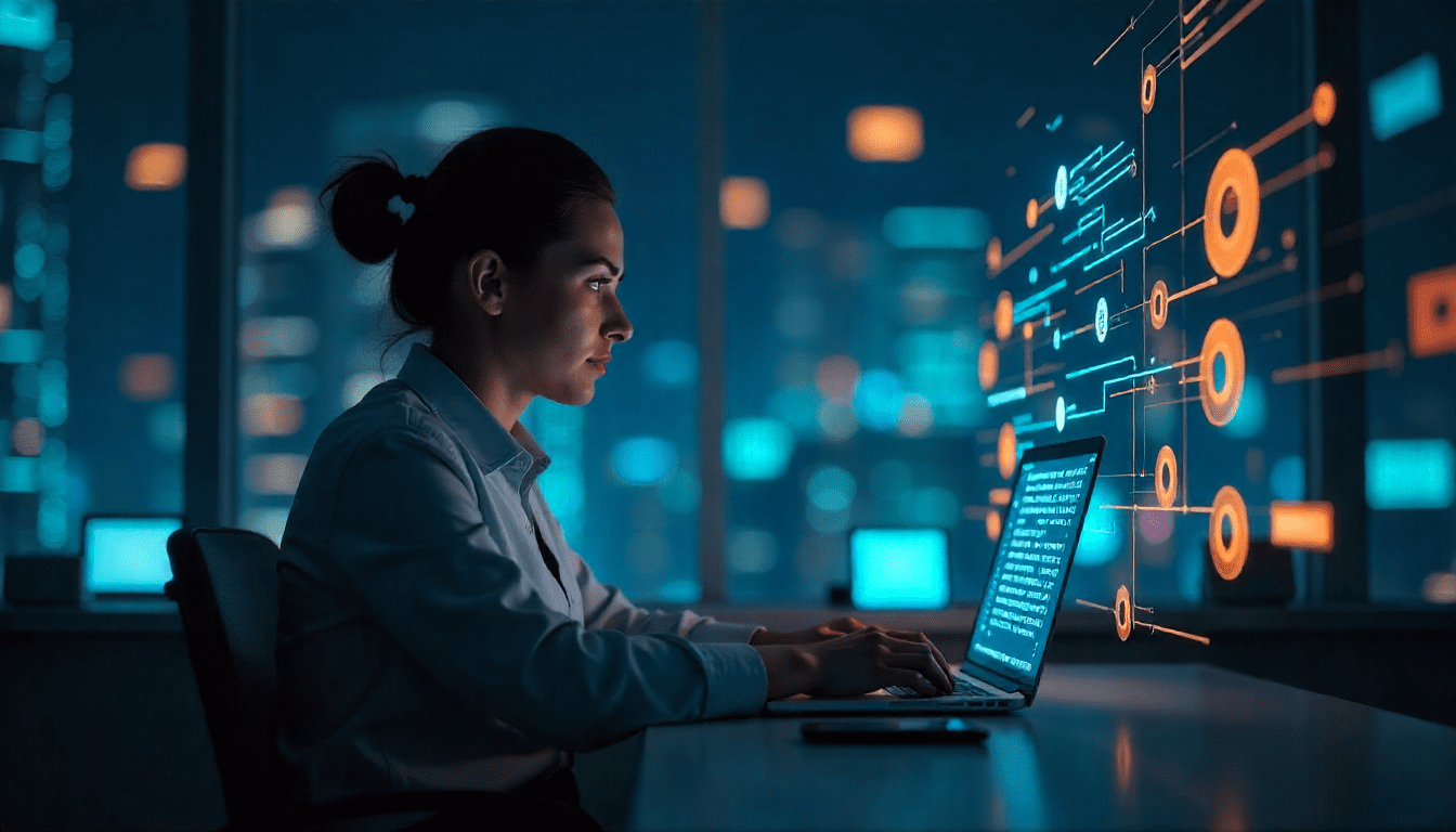 freepik a person calmly working while surrounded by invisi 83817