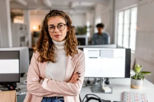 Gen Z women at work