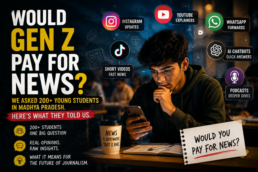 Would Gen Z Pay for News? We Asked 200+ Young Indians — Here’s What They Told Us