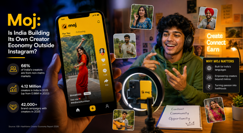 Moj: Is India Building Its Own Creator Economy Outside Instagram?