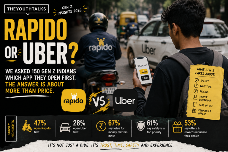 Rapido or Uber? We Asked 150 Gen Z Indians Which App They Open First. The Answer Is About More Than Price