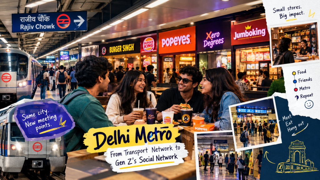 Delhi Metro: From Transport Network to Gen Z's Social Network