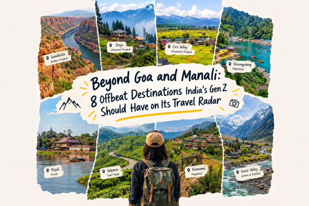 Beyond Goa and Manali: 8 Offbeat Destinations India's Gen Z Should Have on Its Travel Radar