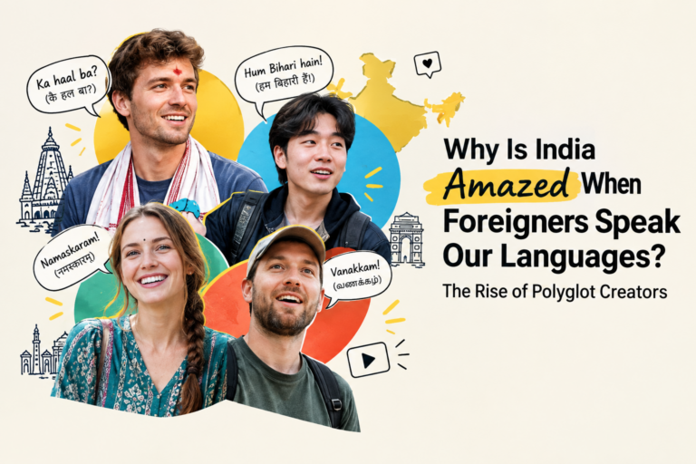 Why Is India Amazed When Foreigners Speak Our Languages? The Rise of Polyglot Creators